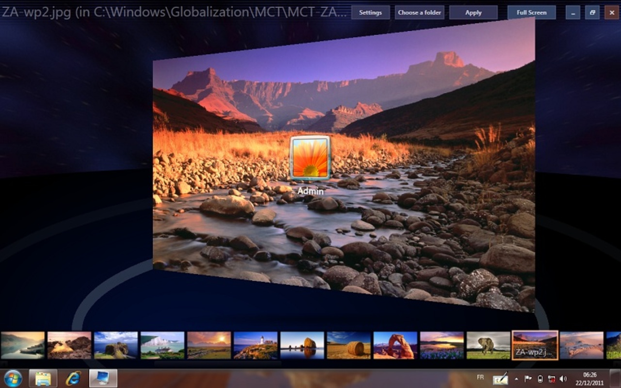 Windows 7 Logon Background Changer 1.5.2 for Windows Screenshot 1