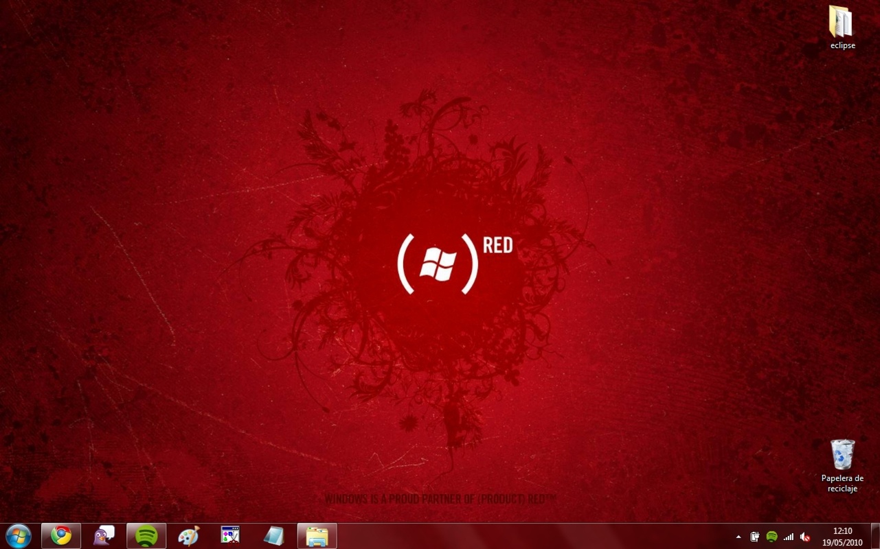Windows 7 RED Theme  for Windows Screenshot 2