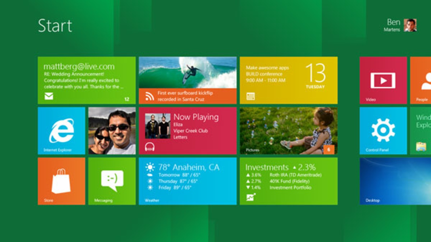 Windows 8 (64 bits) for Windows Screenshot 7