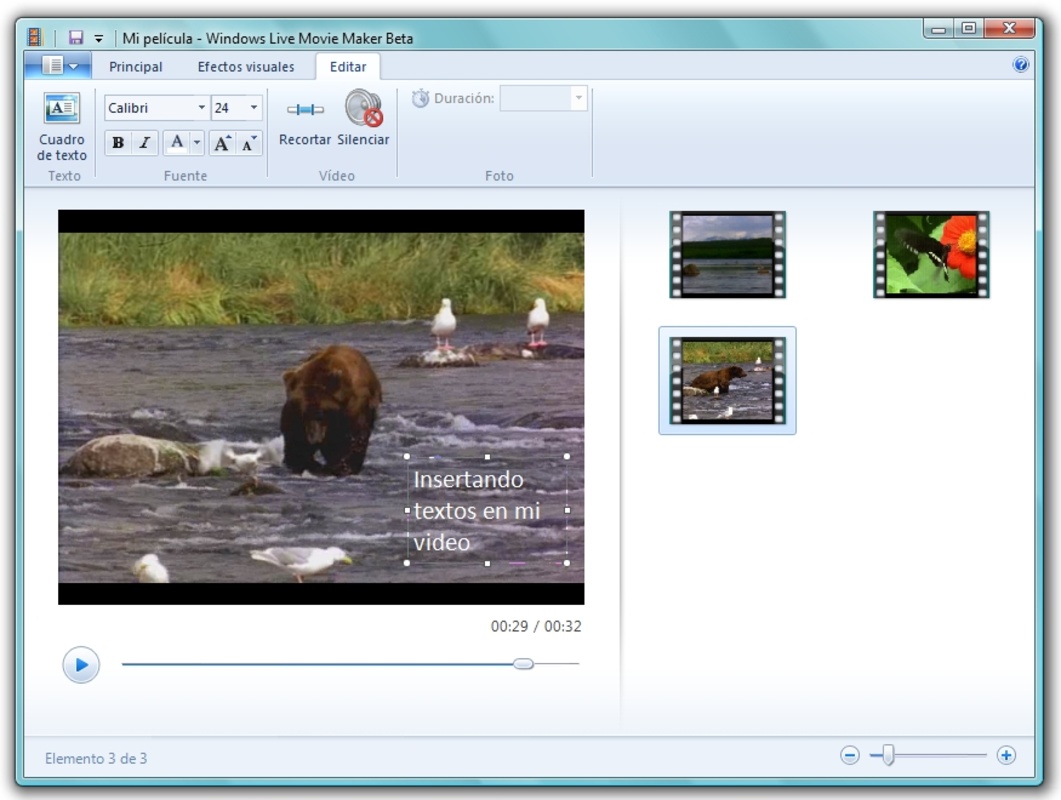 Windows Live Movie Maker 16.4.3528.0331 for Windows Screenshot 1