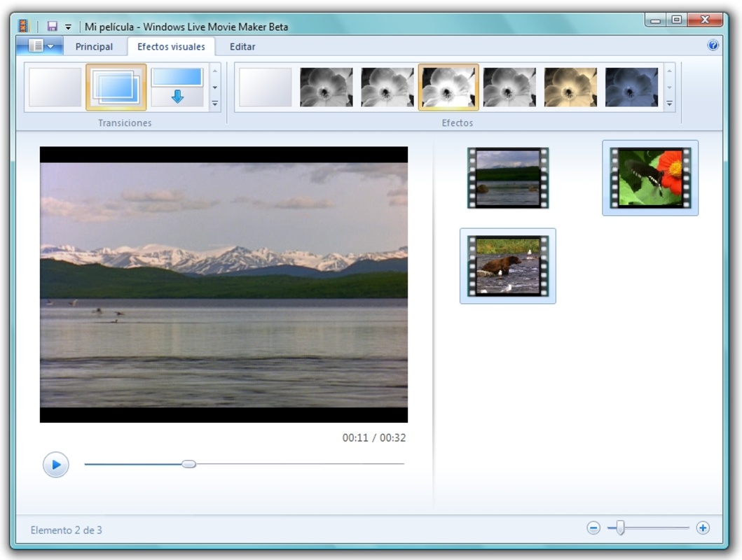 Windows Live Movie Maker 16.4.3528.0331 for Windows Screenshot 3