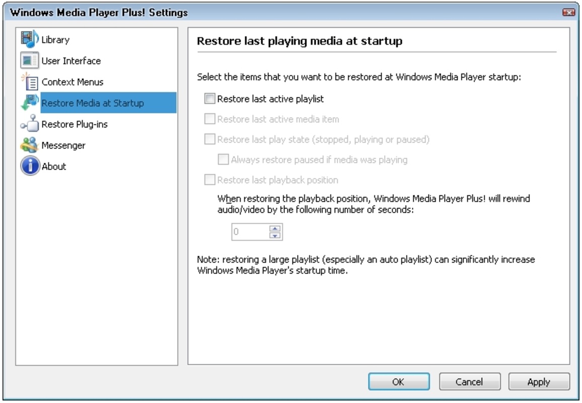 Windows Media Player Plus! 1.0 for Windows Screenshot 2