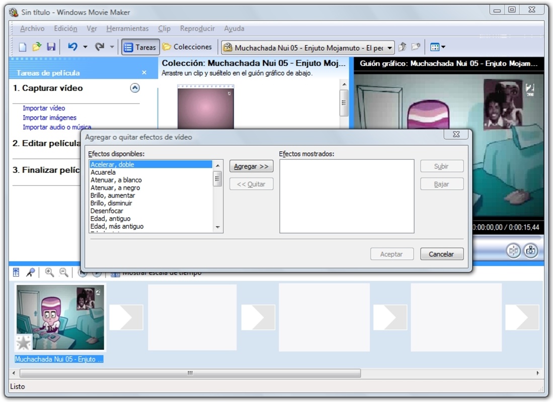 Windows Movie Maker for Vista 2.6 for Windows Screenshot 3