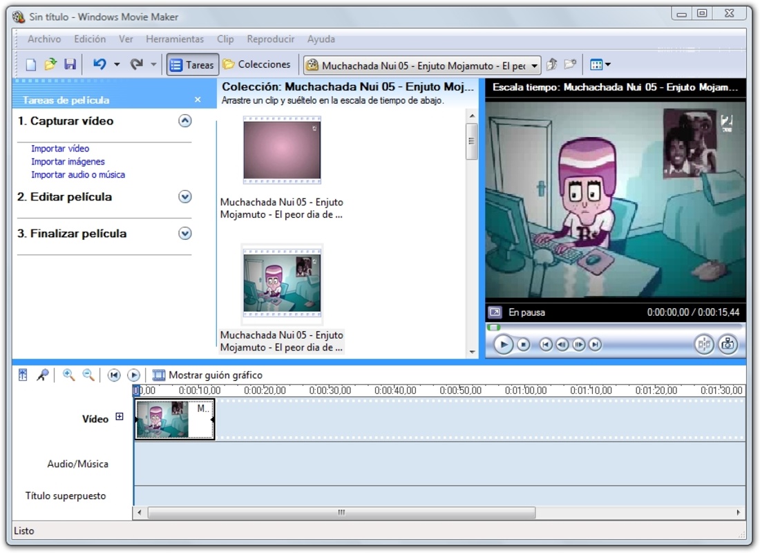 Windows Movie Maker for Vista 2.6 for Windows Screenshot 4