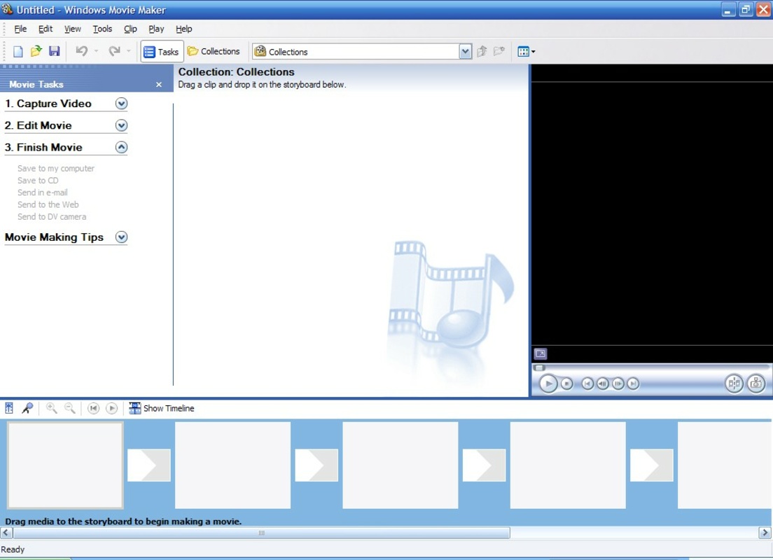 Windows Movie Maker 2.0 for Windows Screenshot 1