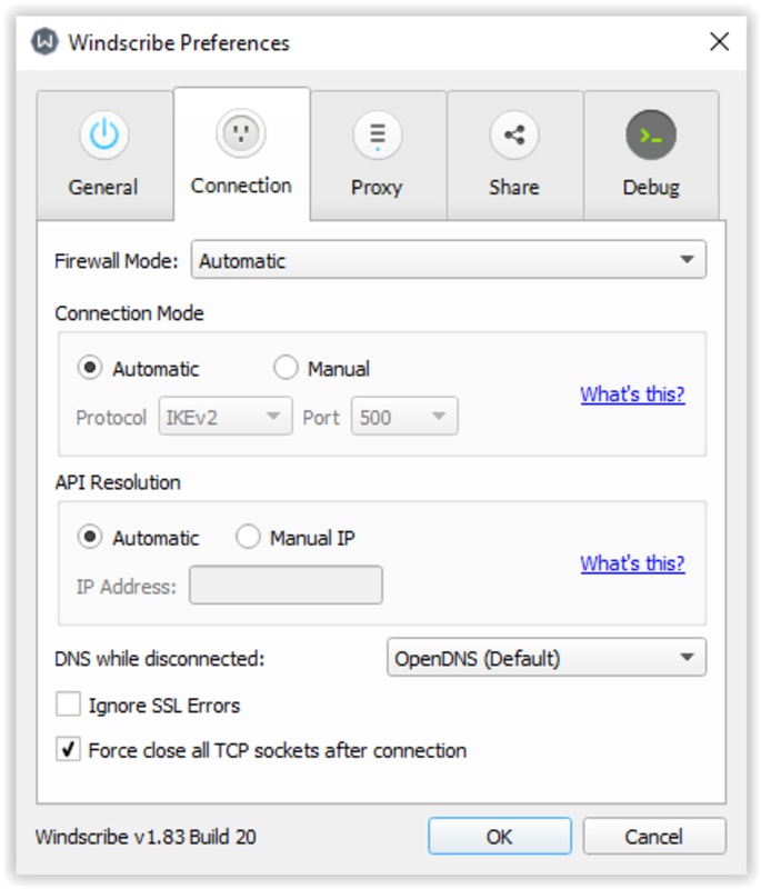 Windscribe VPN 2.5.18 for Windows Screenshot 4
