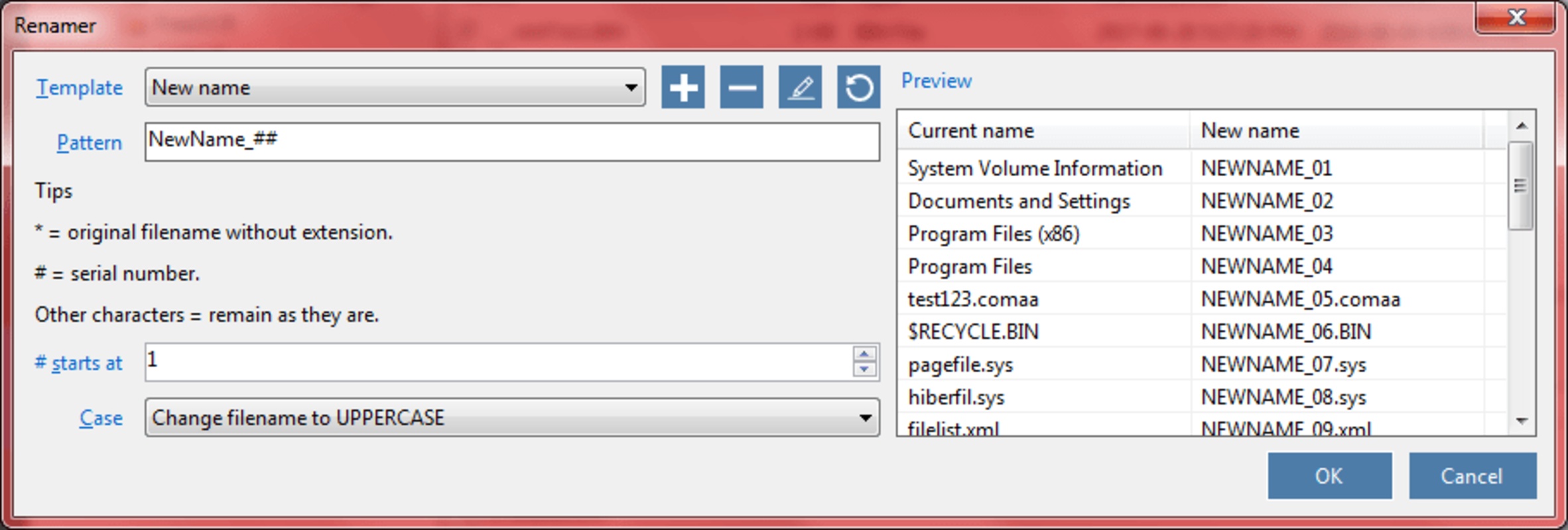 WinExt Batch Operator 2.0 feature