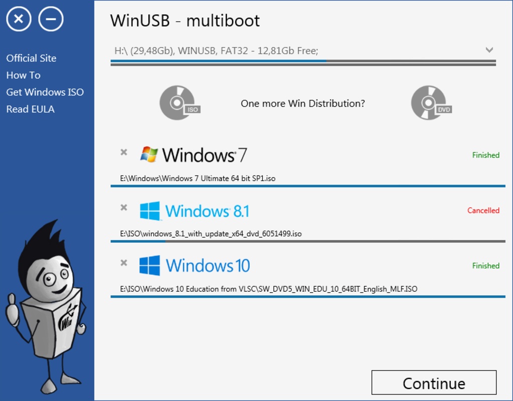 WinUSB 3.7.0.1 feature