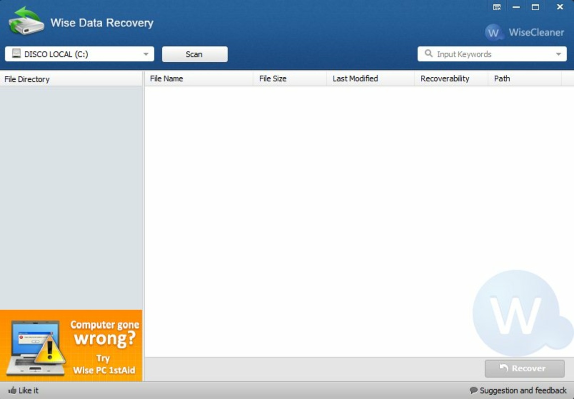 Wise Data Recovery 6.1.3.495 for Windows Screenshot 4