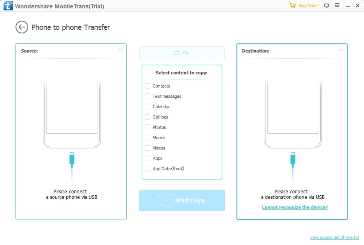 Wondershare MobileTrans 3.5.6 for Windows Screenshot 5