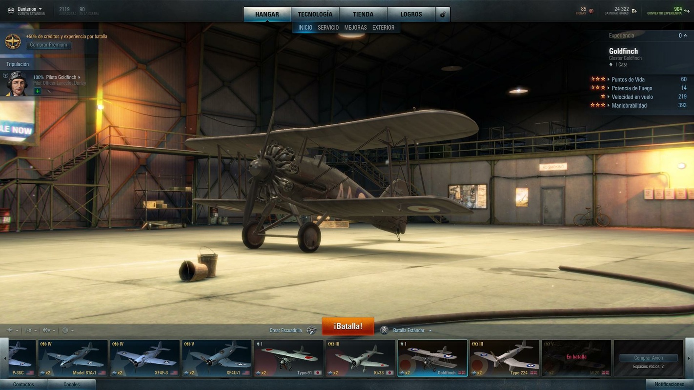 World of Warplanes 22.06.00.1216 for Windows Screenshot 1