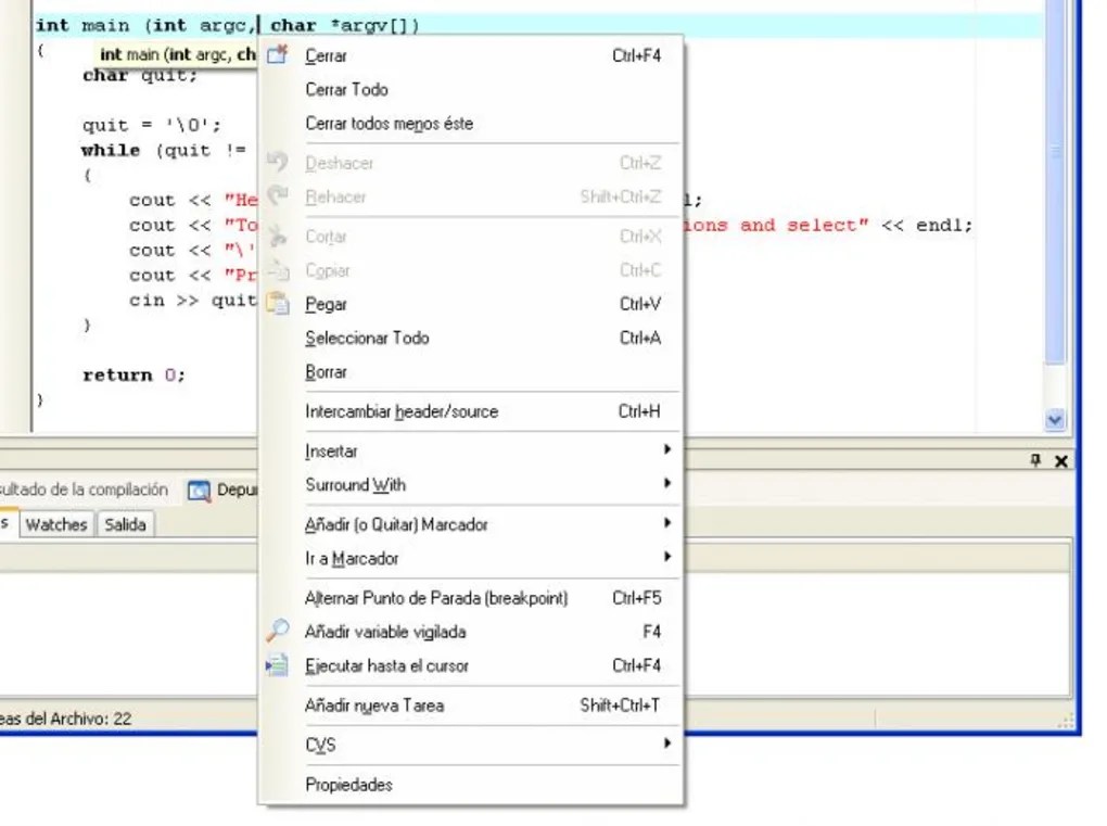 WxDev-C++ 7.4.2.542 for Windows Screenshot 10