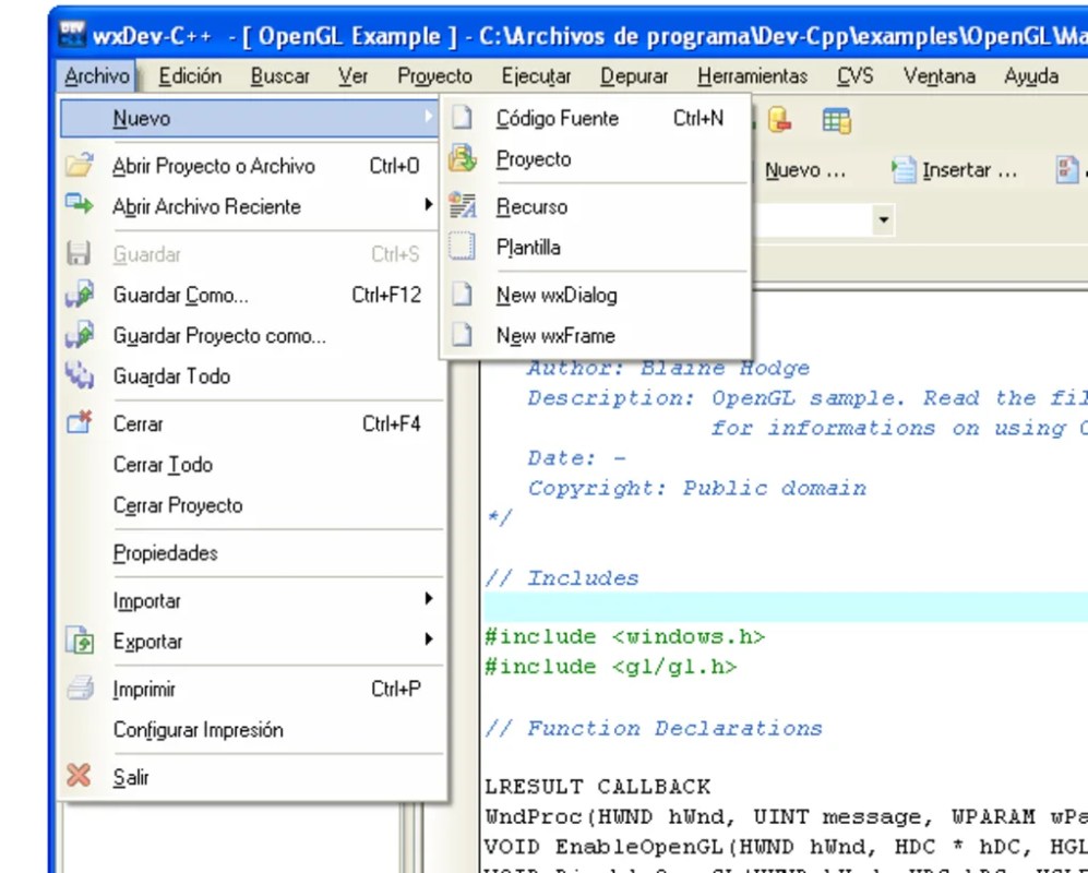 WxDev-C++ 7.4.2.542 for Windows Screenshot 9