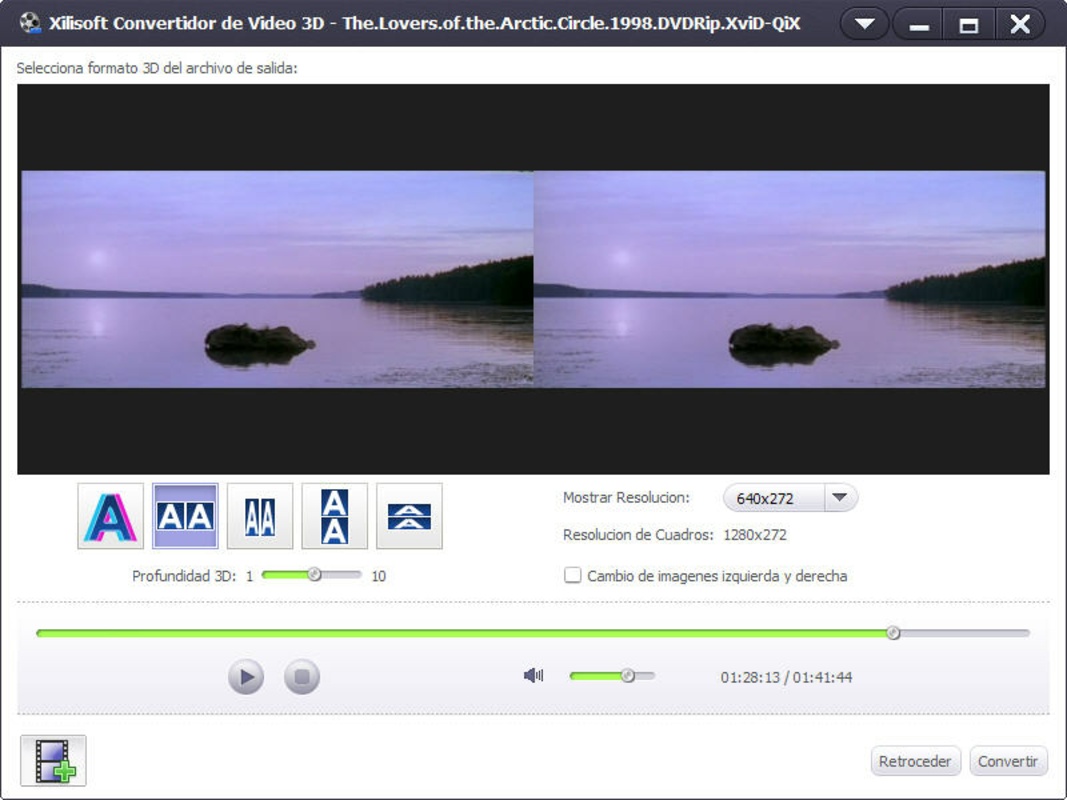 Xilisoft 3D Video Converter 1.0 for Windows Screenshot 1