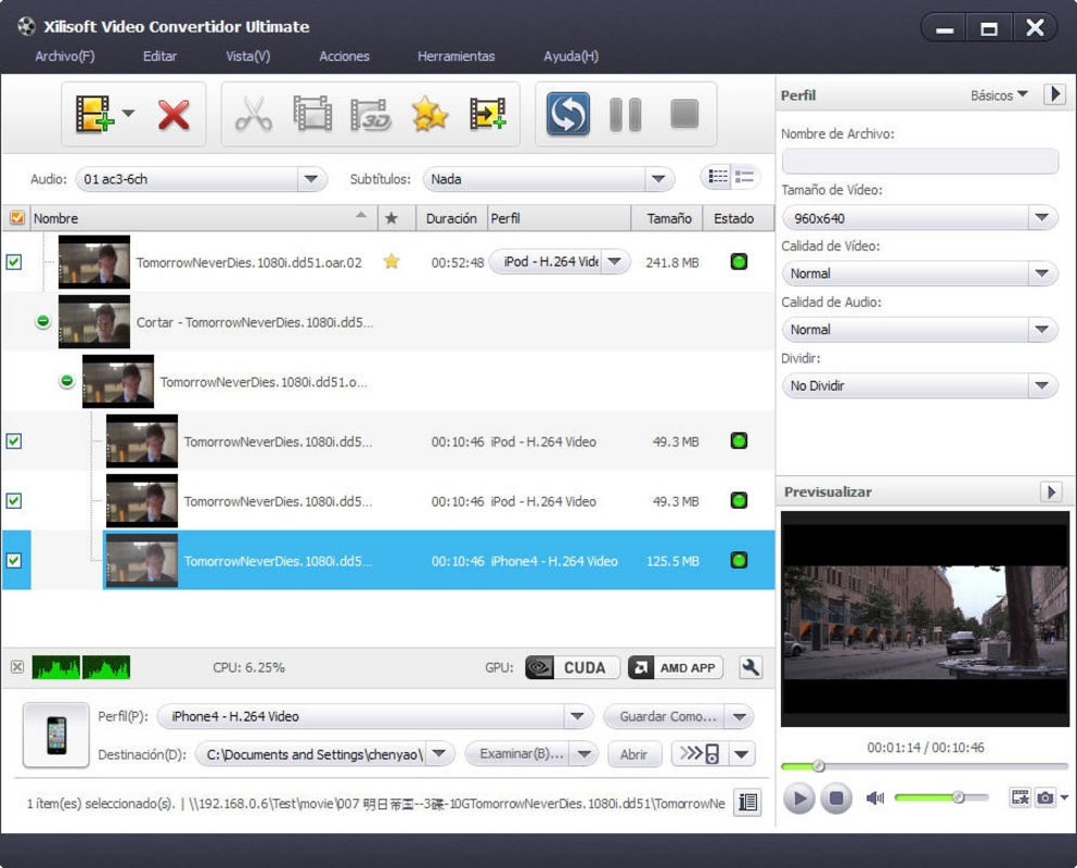 Xilisoft Video Convertidor Ultimate 7 7.0 for Windows Screenshot 7