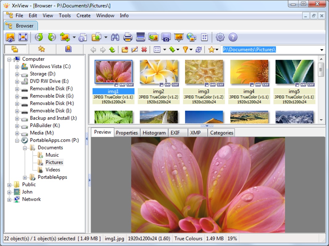 XnView Classic 2.51.2 for Windows Screenshot 4
