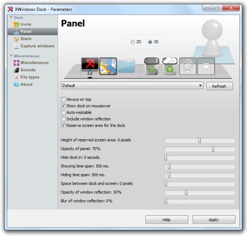 XWindows Dock 2.0.3 for Windows Screenshot 4