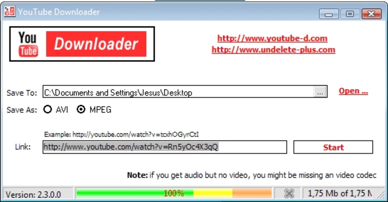 YouTube Downloader 4.66 feature