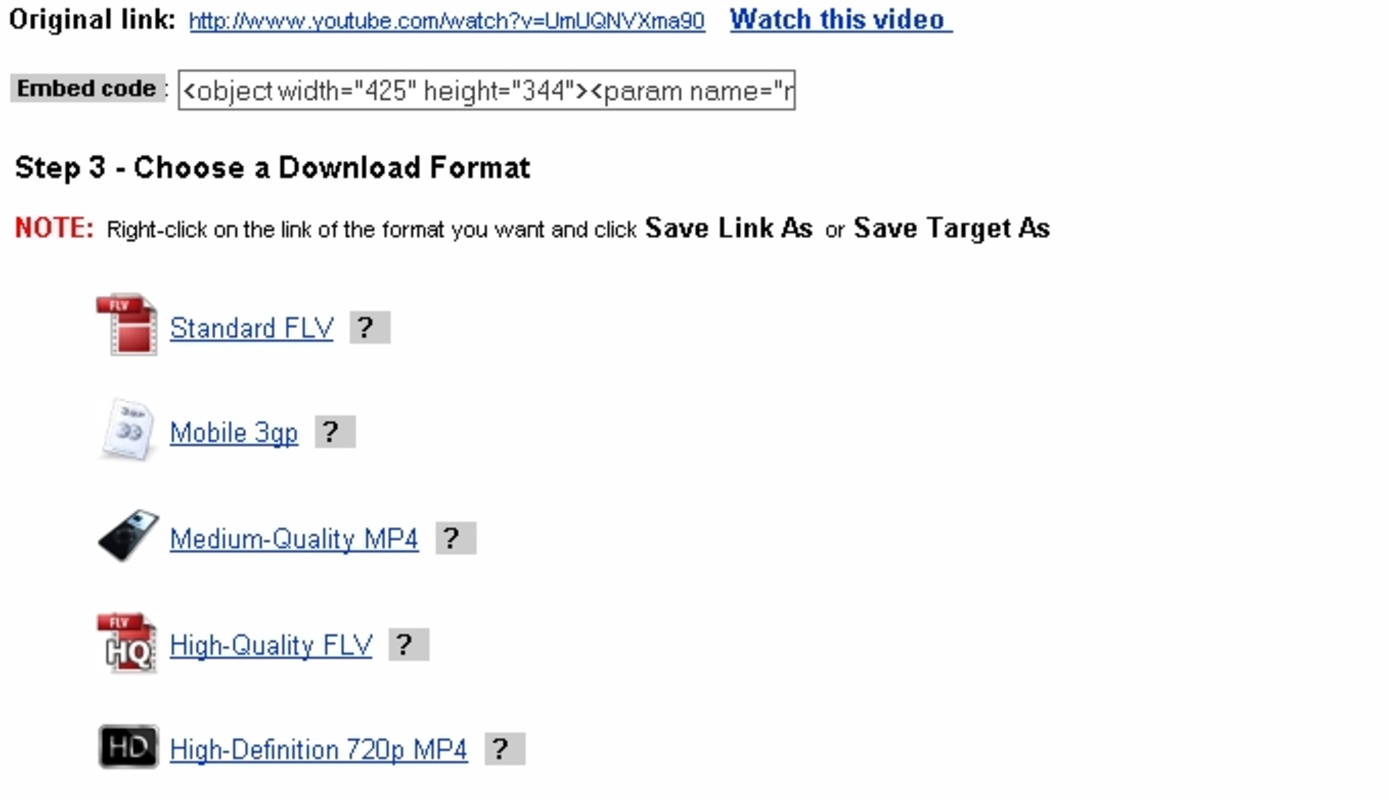 YouTube Video Downloader 1.3 feature