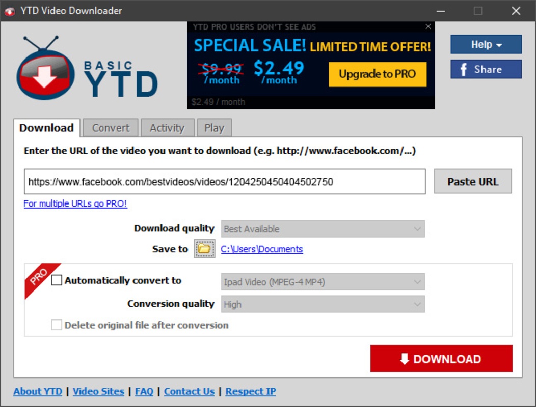 YTD Video Downloader 5.9.13 for Windows Screenshot 3