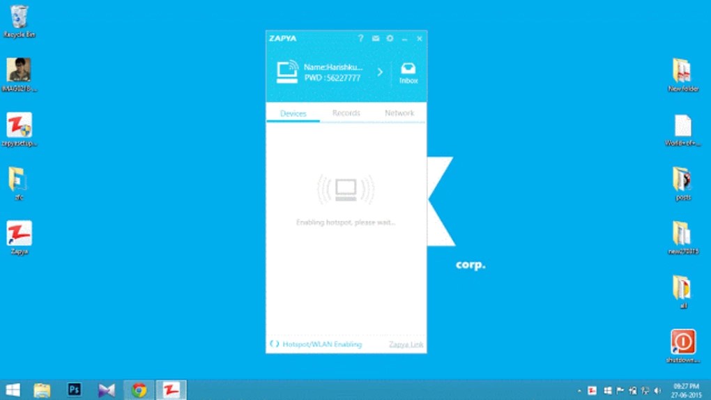 Zapya 2.8.0.2 for Windows Screenshot 1