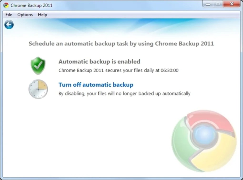 ZebNet Chrome Backup 2012 3.7 for Windows Screenshot 7