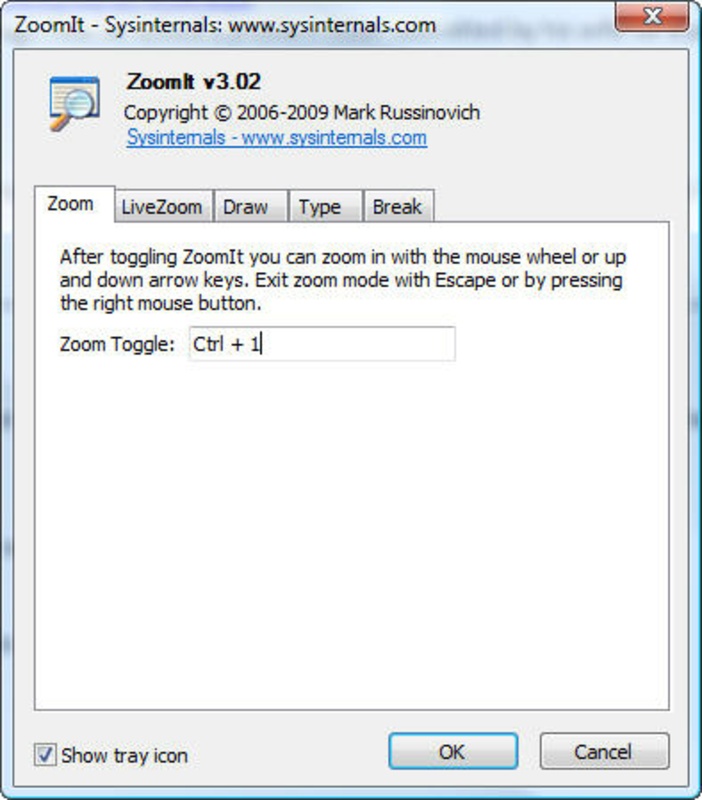 ZoomIt 6.11 for Windows Screenshot 1