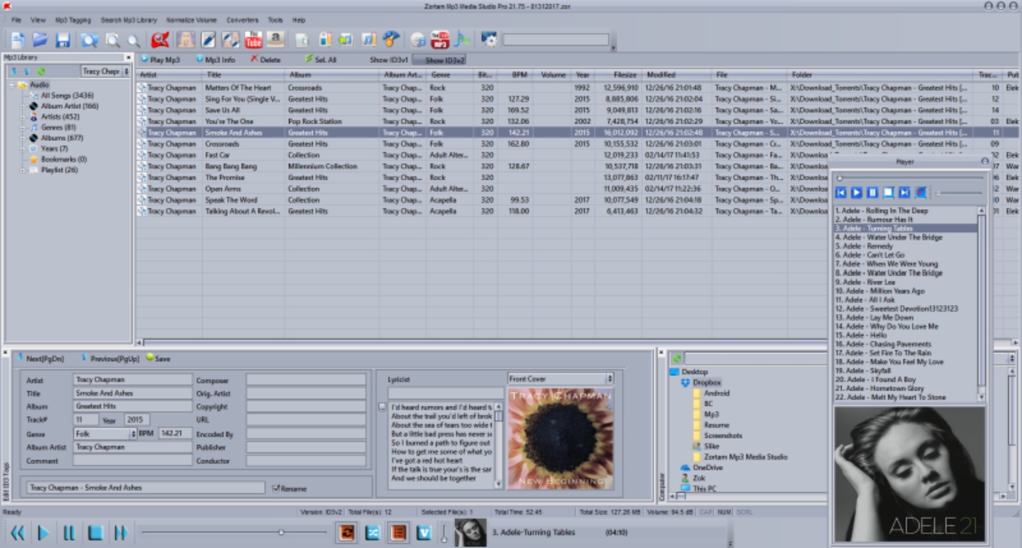 Zortam Mp3 Media Studio 30.55 for Windows Screenshot 1