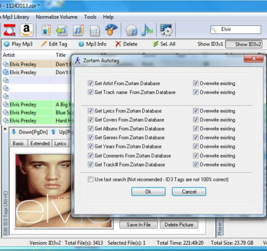 Zortam Mp3 Media Studio 30.55 for Windows Screenshot 3