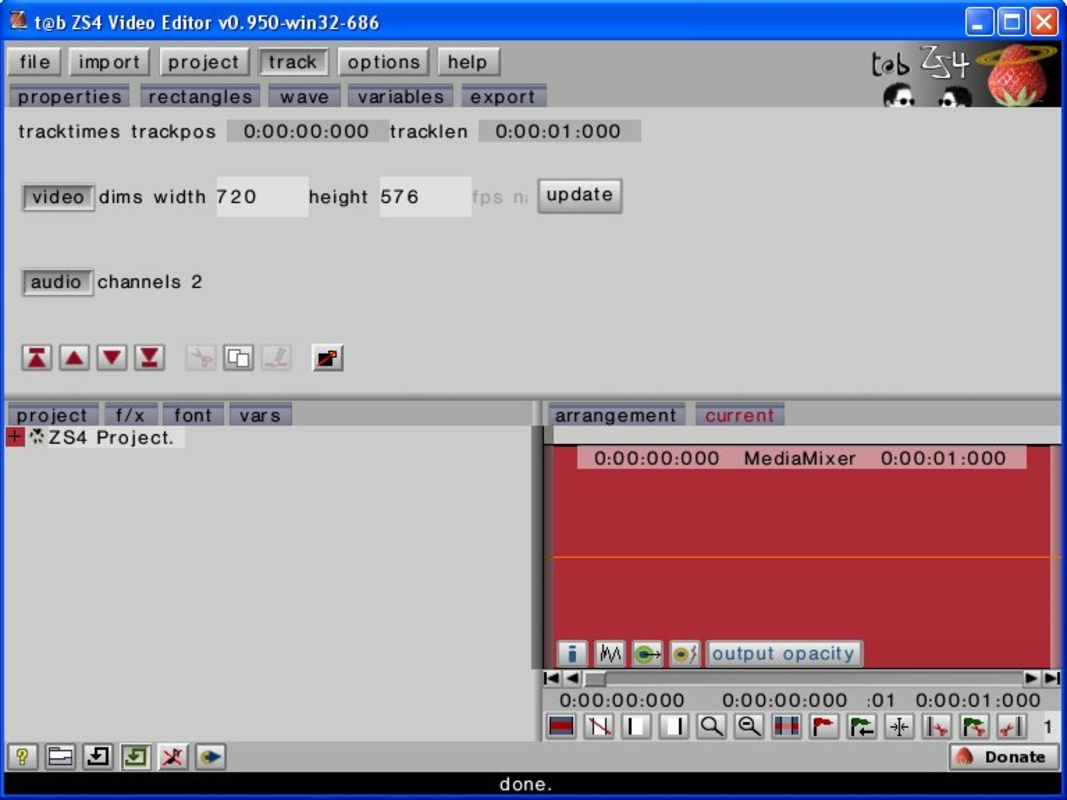 ZS4 Video Editor 0.957 for Windows Screenshot 2